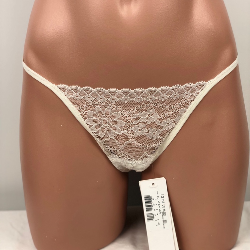 La perla studio NWT Rosa lace g-string